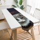 Yanfind Table Runner Young Kitty Grey Pet Outdoors Kitten Portrait Tabby Whiskers Cute Little Adorable Everyday Dining Wedding Party Holiday Home Decor