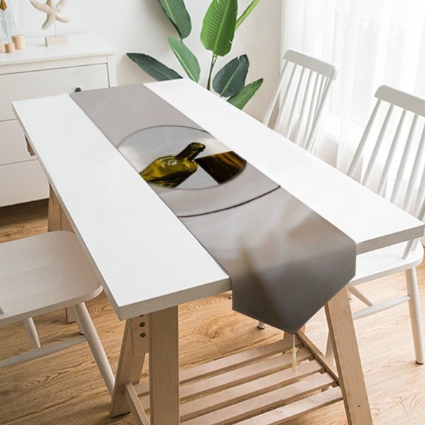 Yanfind Table Runner Blur Lamp Life Wood Travel Leisure Room Light Bed Still Wear Items Everyday Dining Wedding Party Holiday Home Decor