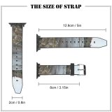 yanfind Watch Strap for Apple Watch Swans Birds Prague Vltava River Charles  Czech Republic Resources Watercourse Rapid Compatible with iWatch Series 5 4 3 2 1