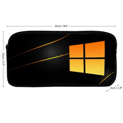 yanfind Pencil Case YHO Technology Dark  Abstract Zipper Pens Pouch Bag for Student Office School