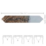 Yanfind Table Runner Scenery Uk Range Ben Mountain Fort Domain Wilderness Ground Public Rug Everyday Dining Wedding Party Holiday Home Decor