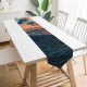 Yanfind Table Runner Backlit Skyscape Clouds Sunset Landscape Evening Travel Walkway Light Beach Sun Sunrise Everyday Dining Wedding Party Holiday Home Decor