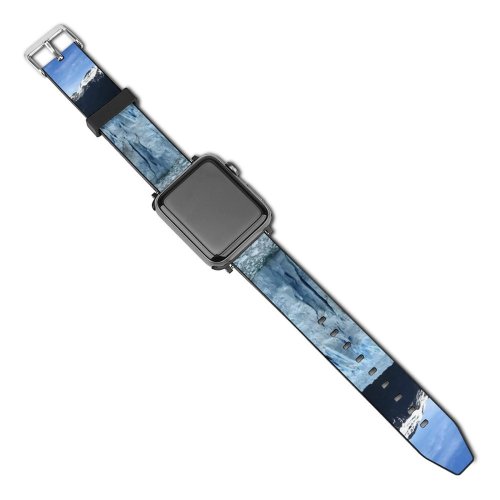 yanfind Watch Strap for Apple Watch Landscape America Backpack Argentina Pictures Outdoors Snow  Free  Travel Compatible with iWatch Series 5 4 3 2 1