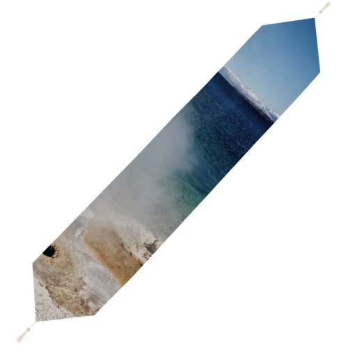 Yanfind Table Runner Eruption National Domain Pictures Outdoors Wy Grey Wyoming Volcano Park Public Everyday Dining Wedding Party Holiday Home Decor