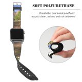 yanfind Watch Strap for Apple Watch River Landscape Pretty Muddy  Natural Vegetation Wilderness Narrows Tree Rock Canyon Compatible with iWatch Series 5 4 3 2 1