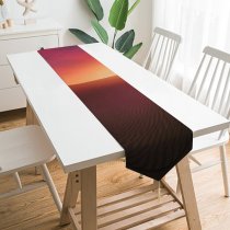 Yanfind Table Runner Desert Tranquility Sunset Portal Everyday Dining Wedding Party Holiday Home Decor