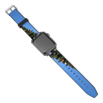yanfind Watch Strap for Apple Watch Sydney Central Building Noel Pine Tree  Sky Clock Christmas Landmark Architecture Compatible with iWatch Series 5 4 3 2 1