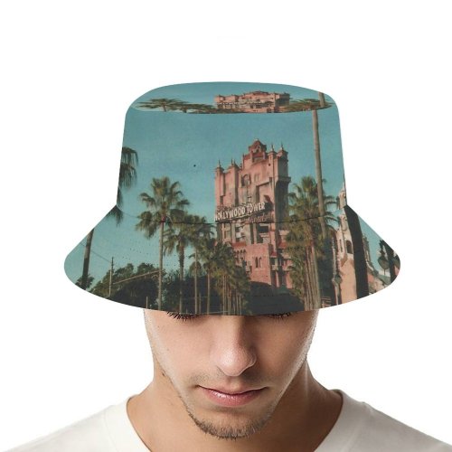 yanfind Adult Fisherman's Hat Vista Disney's Lake Studios United Hollywood Buena States Fishing Fisherman Cap Travel Beach Sun protection