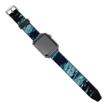 yanfind Watch Strap for Apple Watch Texture Shadows Hue Ripple Rough Abstract Sky Reflection Atmosphere Wave Tree Cloud Compatible with iWatch Series 5 4 3 2 1