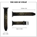 yanfind Watch Strap for Apple Watch Black Dark Leopard Wild Dark Compatible with iWatch Series 5 4 3 2 1