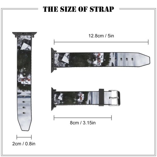 yanfind Watch Strap for Apple Watch Vehicle Abies Pine Plant Creative Spruce Pictures Transportation Boat Outdoors Grey Compatible with iWatch Series 5 4 3 2 1