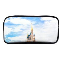 yanfind Pencil Case YHO Images Castle Building Buena Sky Dream Wallpapers Lake Architecture Travel Happy States Zipper Pens Pouch Bag for Student Office School