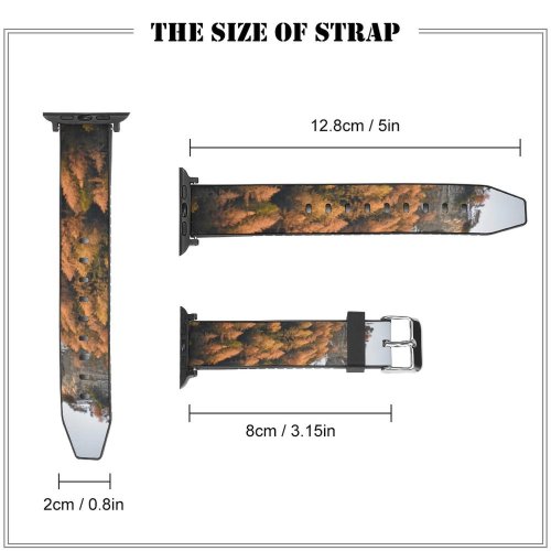 yanfind Watch Strap for Apple Watch Sankt Abies Pine Plant Slope Pictures PNG Italia Outdoors Tree Val Compatible with iWatch Series 5 4 3 2 1