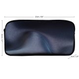 yanfind Pencil Case YHO  Focus Dark Shiny Softness Depth Velvet Smooth Field Crease Indentation Silk Zipper Pens Pouch Bag for Student Office School