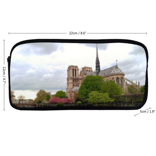 yanfind Pencil Case YHO Images Castle Ditch Archbishopric Building  L'archevêché Canal Wallpapers Boat Moat De Zipper Pens Pouch Bag for Student Office School