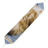 Yanfind Table Runner Rest Cute Sleep Sleeping Cat Little Adorable Kitten Pet Fur Whiskers Everyday Dining Wedding Party Holiday Home Decor