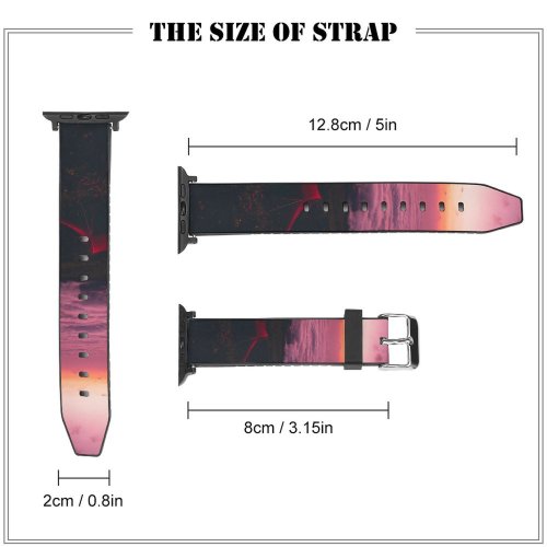 yanfind Watch Strap for Apple Watch Abruzzo Crest  Panorama Activities Cloudy Italia PNG Leisure Wallpapers Tent Compatible with iWatch Series 5 4 3 2 1