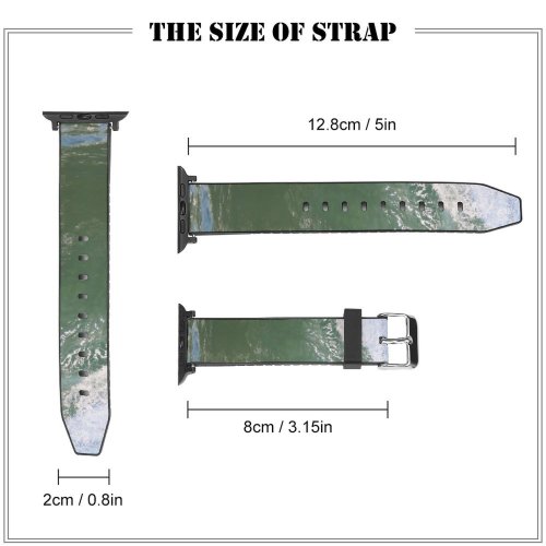 yanfind Watch Strap for Apple Watch Wave  Ocean Surf Surfing Beach Wind Sea  Sky Sports Compatible with iWatch Series 5 4 3 2 1