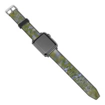 yanfind Watch Strap for Apple Watch Rural Countryside Plant Domain Pasture Farm Grassland Outdoors Grey Flower Public Compatible with iWatch Series 5 4 3 2 1
