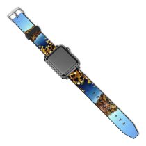 yanfind Watch Strap for Apple Watch England Invertebrate Plant Foliage Insect Pictures Outdoors Bee Tree Free Maple Compatible with iWatch Series 5 4 3 2 1