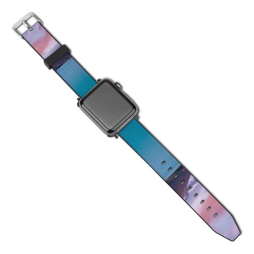 yanfind Watch Strap for Apple Watch Lake Pehoe Torres Del Paine National Park Landscape River Sunny Scenery Chile Compatible with iWatch Series 5 4 3 2 1