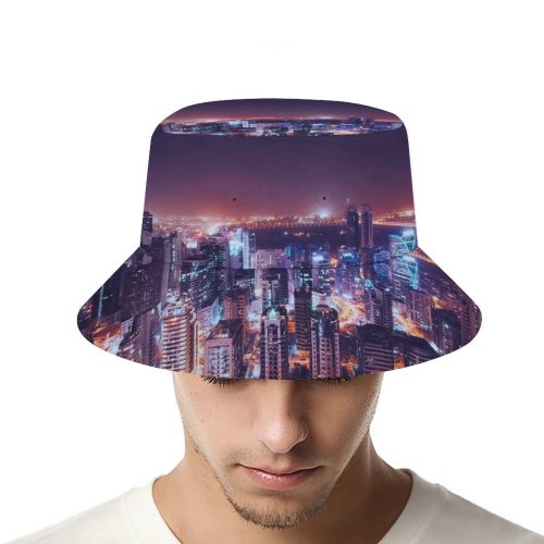 yanfind Adult Fisherman's Hat Daniel Zacatenco Dubai City United Arab Emirates City Cityscape Night Time City Fishing Fisherman Cap Travel Beach Sun protection