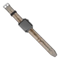 yanfind Watch Strap for Apple Watch Poland Ear Corn Summer Perspective Grain Sand Soil Road Thoroughfare Asphalt Compatible with iWatch Series 5 4 3 2 1