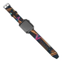 yanfind Watch Strap for Apple Watch United Building Lighting Bulb Winnetka Angeles Los Pictures Lights Abstract Light Compatible with iWatch Series 5 4 3 2 1