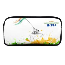 yanfind Pencil Case YHO  Pal Celebrations Independence India August Th Tricolor Indian Flag Zipper Pens Pouch Bag for Student Office School