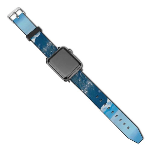 yanfind Watch Strap for Apple Watch Scenery Range Sky Hill  Hubei Free 湖北省中国 Outdoors Wallpapers Shennongjia Compatible with iWatch Series 5 4 3 2 1