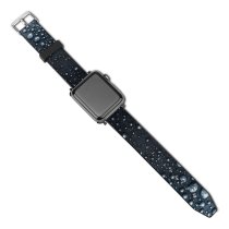 yanfind Watch Strap for Apple Watch Dark Droplets Frozen Tarmac  Drops Bubbles Compatible with iWatch Series 5 4 3 2 1