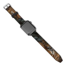 yanfind Watch Strap for Apple Watch Bengal  Closeup Big Cat Wild Compatible with iWatch Series 5 4 3 2 1