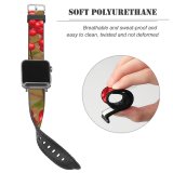 yanfind Watch Strap for Apple Watch Winter Berry Peppercorn Seedless Berry Fruit Woody Poison Plant Flower Danger Flowering Compatible with iWatch Series 5 4 3 2 1