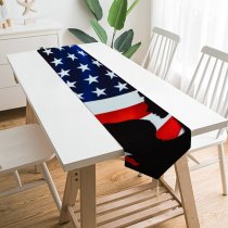 Yanfind Table Runner Blur Honor Freedom Jul Liberty Spangled Independence Usa Stripe Administration Fourth Memorial Everyday Dining Wedding Party Holiday Home Decor