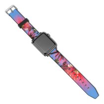 yanfind Watch Strap for Apple Watch Winter Flower Beautiful Stem Combretaceae Colorful Silk Plant Flowers Perfume Flower Flowering Compatible with iWatch Series 5 4 3 2 1