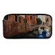 yanfind Pencil Case YHO Boat Street Architecture City Transportation Watercraft System Canal Docked Narrow Town Zipper Pens Pouch Bag for Student Office School