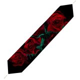 Yanfind Table Runner Daniel Olah Flowers Dark Roses Flower Bouquet Everyday Dining Wedding Party Holiday Home Decor