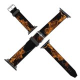yanfind Watch Strap for Apple Watch Domain Pictures Fire Amazing  Exposure Cool Flame Public Hot Bonfire Compatible with iWatch Series 5 4 3 2 1