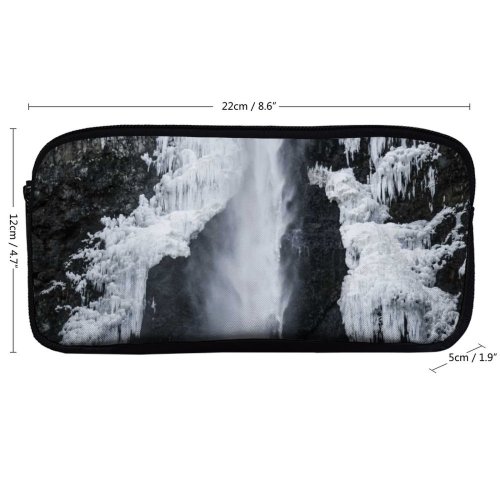 yanfind Pencil Case YHO Images Cliff Fog Mood River Public Snow Wallpapers  Outdoors Snowy Winter Zipper Pens Pouch Bag for Student Office School