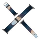 yanfind Watch Strap for Apple Watch Landscape Peak D'oru Pictures Outdoors Grey Sunset Free Range Monte France Compatible with iWatch Series 5 4 3 2 1