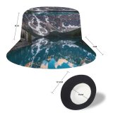 yanfind Adult Fisherman's Hat Glen Sinclair Moraine Lake Canada Reflection Sunset Landscape Mountain Peaks Snow Scenic Fishing Fisherman Cap Travel Beach Sun protection