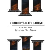 yanfind Watch Strap for Apple Watch Matteo Catanese Williamsburg  York City Suspension  City Lights Night Cityscape Compatible with iWatch Series 5 4 3 2 1