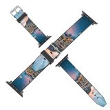 yanfind Watch Strap for Apple Watch Trey Ratcliff Monte Carlo Monaco Yacht Harbor Boats Clouds Sky Waterfront Compatible with iWatch Series 5 4 3 2 1