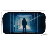 yanfind Pencil Case YHO Otto Berkeley Vanishing Point Lights Patterns Symmetrical Indoor Zipper Pens Pouch Bag for Student Office School