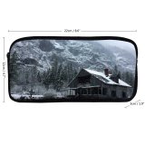 yanfind Pencil Case YHO Images Building Alps Cabin Snow Wallpapers  Outdoors Tree Altausseer Free Mistery Zipper Pens Pouch Bag for Student Office School
