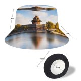 yanfind Adult Fisherman's Hat Forbidden City Beijing China Moat Imperial Palace Ming Dynasty Exposure UNESCO Heritage Fishing Fisherman Cap Travel Beach Sun protection