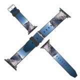 yanfind Watch Strap for Apple Watch Lyngenfjord Norway Aurora Borealis Northern Lights  Mountains Lake Reflection Night Sky Compatible with iWatch Series 5 4 3 2 1
