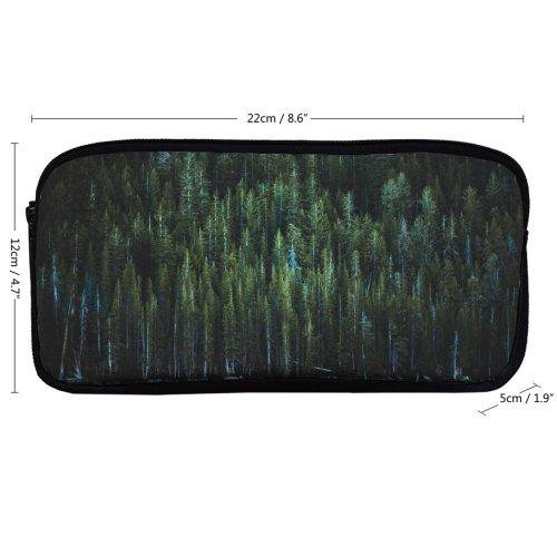 yanfind Pencil Case YHO Shoreline Images Shore Flora Sky Wallpapers Lake Plant Travel Outdoors Tree States Zipper Pens Pouch Bag for Student Office School