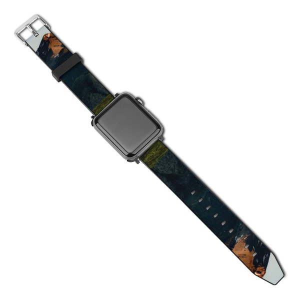 yanfind Watch Strap for Apple Watch United Peak Abies Pine Plant Hour Pictures PNG Outdoors Snow Tree Compatible with iWatch Series 5 4 3 2 1