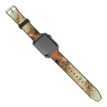 yanfind Watch Strap for Apple Watch United Trail Plant Forest Pastel Wandering Pictures Outdoors Leading Tree Pale Compatible with iWatch Series 5 4 3 2 1